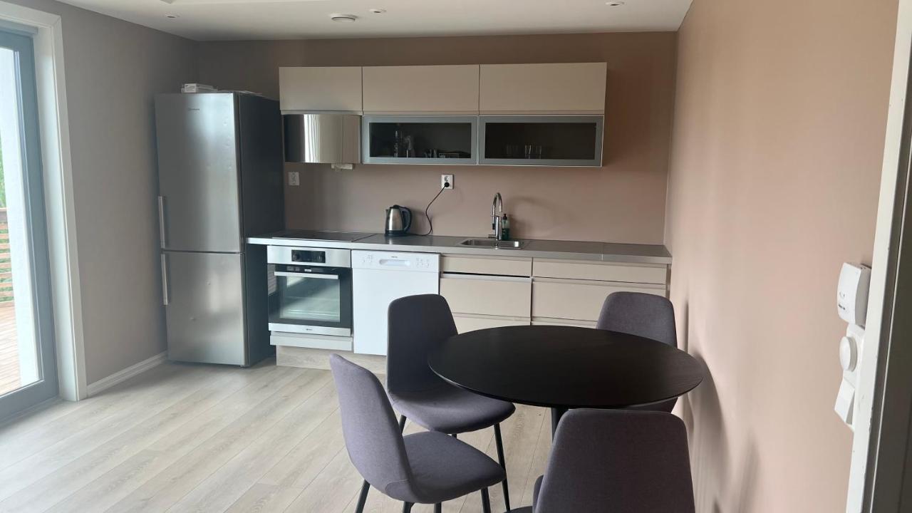Moderne Med Panorama Utsikt